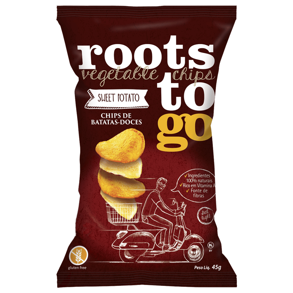 Chips de Batata Doce Roots To Go 45G