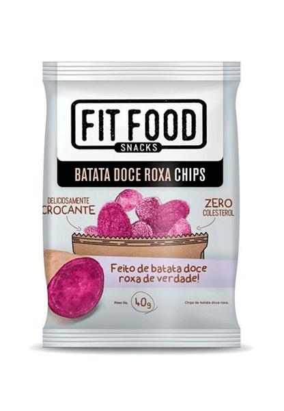 Chips de Batata Doce Roxa - 40g - Fit Food