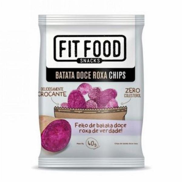 Chips de Batata Doce Roxa Fit Food 40 G