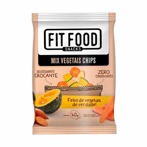 Chips de Mix Vegetais - Fit Food - 40g
