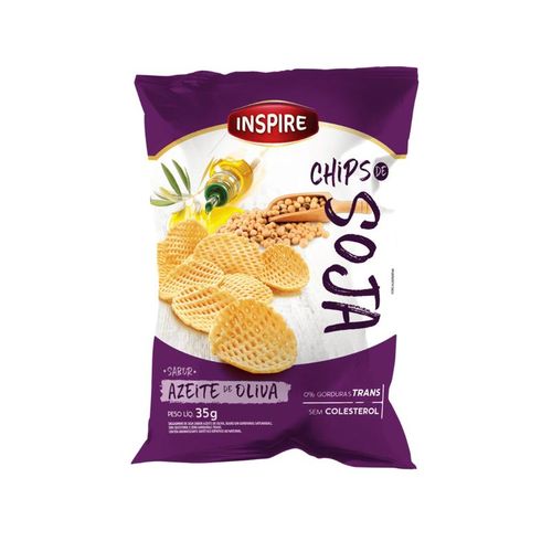Chips de Soja Azeite de Oliva 35g - Inspire