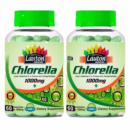 Chlorella 1000mg - 2 Un de 60 Comprimidos - Lauton