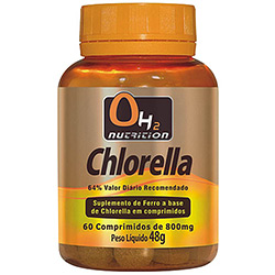 Chlorella - 60 Comprimidos - OH2 Nutrition