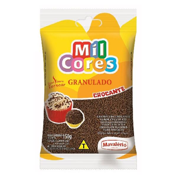 Chocolate Granulado Crocante Mil Cores 150g - Mavalério - Mavalerio