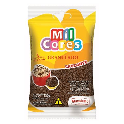 Chocolate Granulado Crocante Mil Cores 150g - Mavalério