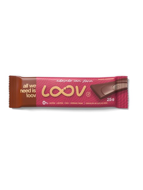Chocolate Loov ao Leite de Coco Chocolife 25g