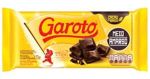 Chocolate Meio Amargo Garoto 90 G