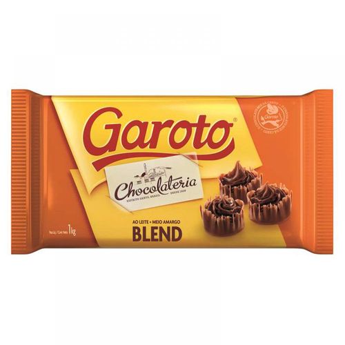 Chocolate para Cobertura GAROTO Blend 1kg COB CHOC GAROTO BLEND 1KG-BR