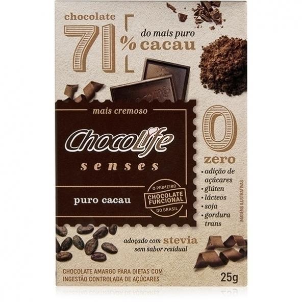 Chocolife Senses Puro Cacau 25g - Chocolife