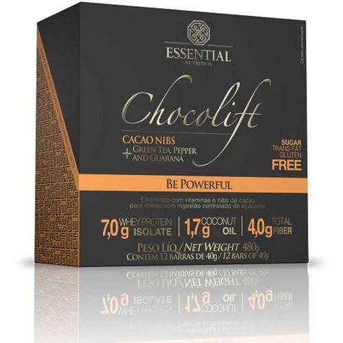 Chocolift Cacao Nibs Essential Nutrition Box 12 Unidades