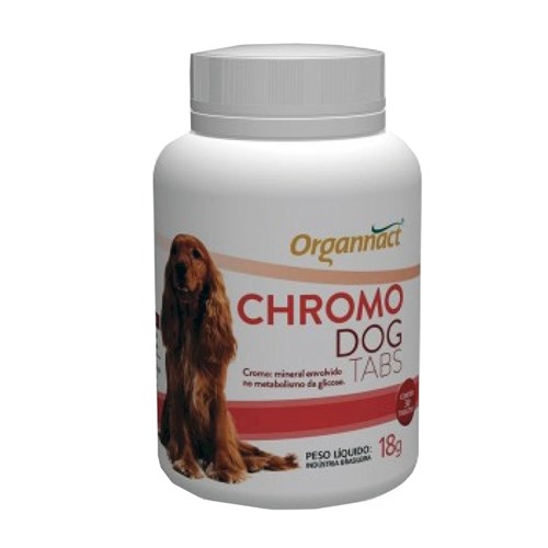 Chromo Dog Tabs 18g Organnact Suplemento Cães