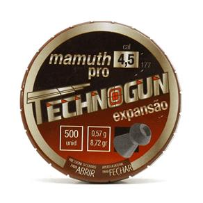 Chumbinho Technogun Mamuth Pro 4,5 - 500 Unidades