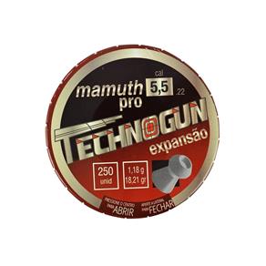 Chumbinho Technogun Mamuth Pro Expansão 5.5mm 250un.