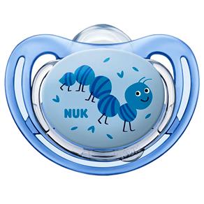 Chupeta Nuk Freestyle com Bico de Silicone Tamanho 3 - Azul