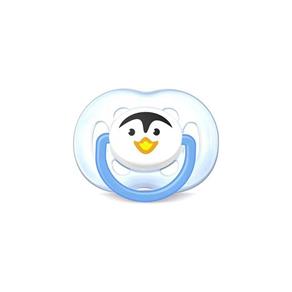 Chupeta Philips Avent Freeflow Pinguim 6 Á 18 Meses Azul