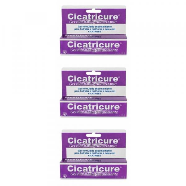 Cicatricure Gel Hidratante 30g (Kit C/03)
