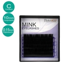 Cílios Mini Mink Fio a Fio e Volume Russo 10mm Curvatura C 0.15 - 6 fileiras