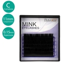 Cílios Mini Mink Fio a Fio e Volume Russo 11mm Curvatura C 0.15 - 6 fileiras