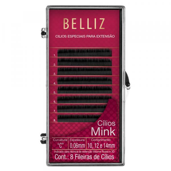 Cílios para Alongamento Belliz - Mink C 006 Mix