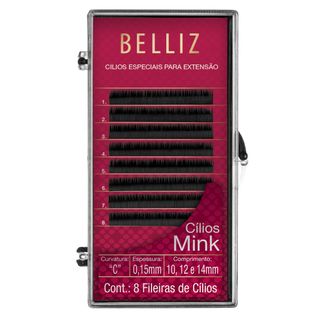 Cílios para Alongamento Belliz - Mink C 015 Mix 1 Un