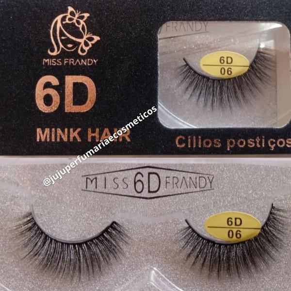 Cílios Postiços 6D/06 Mink Hair - Miss Frandy