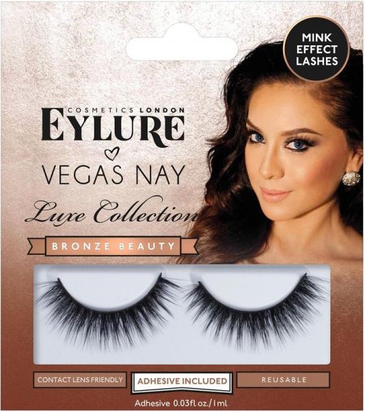 Cílios Postiços Eylure Vegas Nay Luxe Collection Bronze Beauty - 1 Par