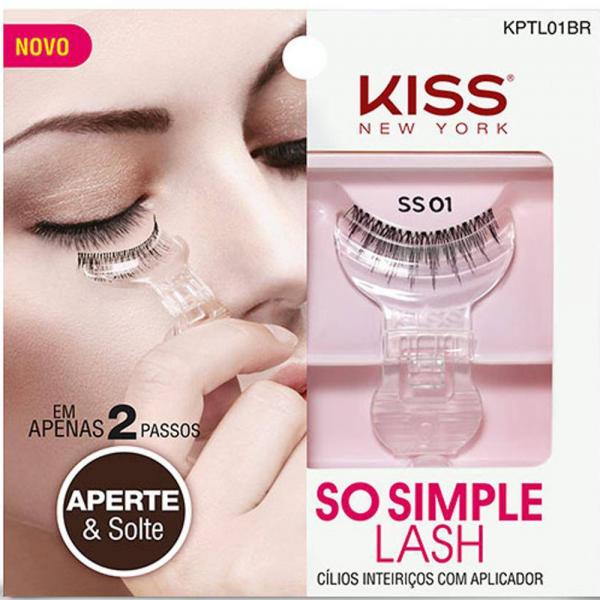 Cílios Postiços First Kiss NY com Aplicador - KPTL01BR