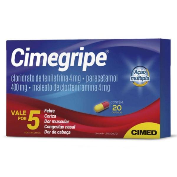 Cimegripe - CIMED (20 Cápsulas)