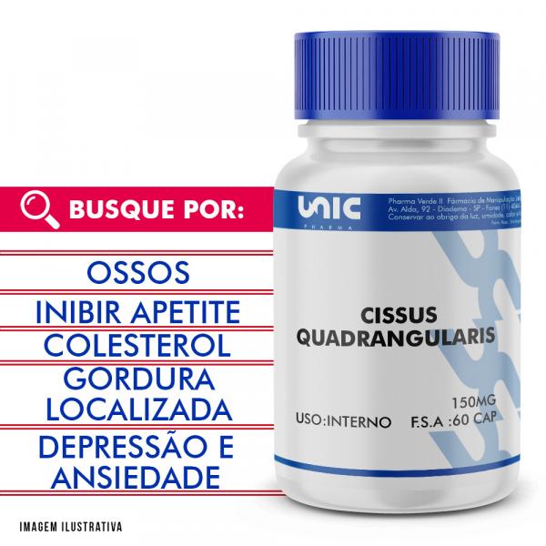 Cissus Quadrangularis 150mg 60 Caps - Unicpharma