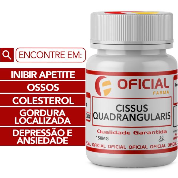 Cissus Quadrangularis 150Mg 60 Cápsulas - Oficialfarma