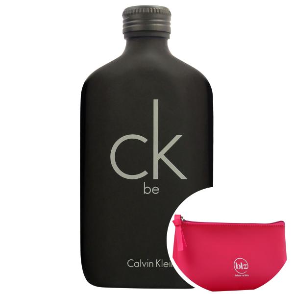 CK Be Calvin Klein Eau de Toilette - Perfume Unissex 200ml + Nécessaire Pink Beleza na Web