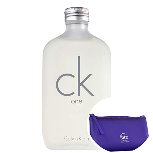 CK One Calvin Klein Eau de Toilette - Perfume Unissex 100ml+Beleza na Web Roxo - Nécessaire