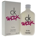 CK One Choque For Her por Calvin Klein para as mulheres - 3,4 onça EDT