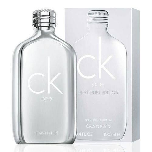CK One Platinum Masculino 100ml - Calvin Klein