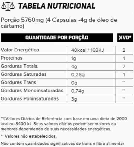 CL 1000mg - Óleo de Cartamo (120 Caps) - New Millen