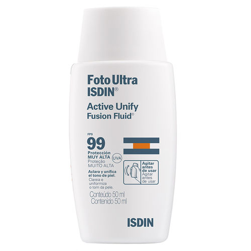 Clareador Facial Isdin - Fotoultra Active Unify Fusion Fluid Fps 99