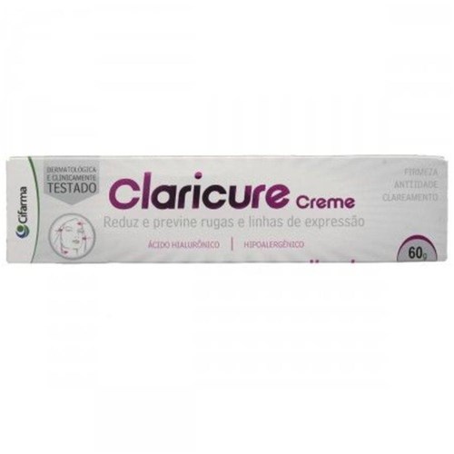 Claricure Creme Reduz Rugas e Linhas de Expressão 60 G