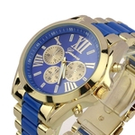 Classic Luxury Men Stainless Steel Quartz Analog Wrist Watch Fashion BU