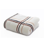 Clássico da manta Cópia macia face Cotton Bath absorvente toalha para Adultos Família Crianças