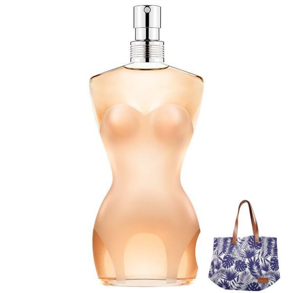 Classique Jean Paul Gaultier Eau de Toilette - Perfume Feminino 100ml+Bolsa Estampada Beleza na Web
