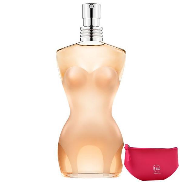 Classique Jean Paul Gaultier Eau de Toilette - Perfume Feminino 50ml+Beleza na Web Pink - Nécessaire