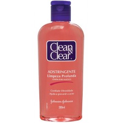 Clean Clear Loção Adstrigente Facial Limpeza Profunda 200ml - Clean Clear