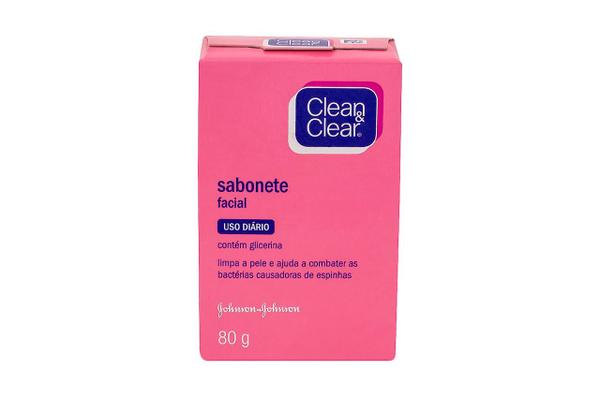 Clean Clear Sabonete Facial 80g - Clean Clear