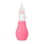 Baby Nasal Aspirator Manual Suction Device Soft Silicone Air Pump Anti-backflow Non-Toxic Nose Cleaner
