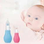 Cleaner Nose bebé Aspirador Nasal manual de sucção dispositivo de silicone suave Air Bomba Anti-refluxo não-tóxico