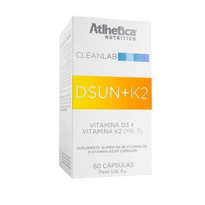CLEANLAB DSUN + K2 (60 Cápsulas) - Atlhetica Nutrition