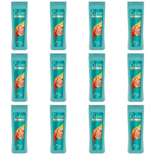 Clear Anticaspa Antipoluição Shampoo 200ml (kit C/12)
