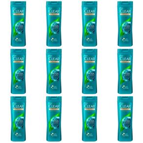 Clear Anticaspa Detox Diário Shampoo 200ml - Kit com 12