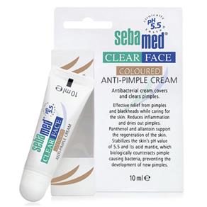 Clear Face Coloured Anti-Pimple Cream Sebamed - Creme Corretivo Antiacne - 10ml