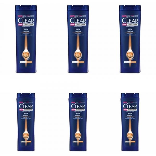 Clear Men Queda Control Shampoo 200ml (Kit C/06)